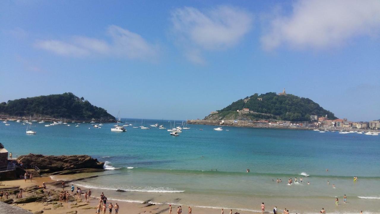 Ondarreta Beach Apartment Con Parking Free Y Aire Acondicionado San Sebastián Dış mekan fotoğraf